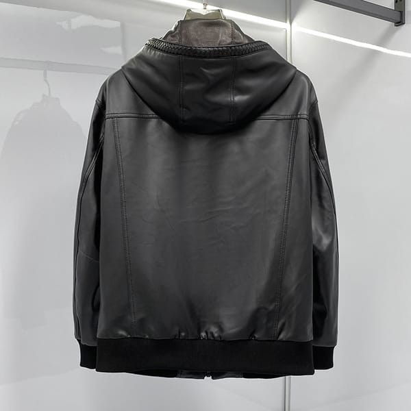 送料込ボッテガ ヴェネタ 偽物 ラム レザー アノラック プルオジャケット boi19208